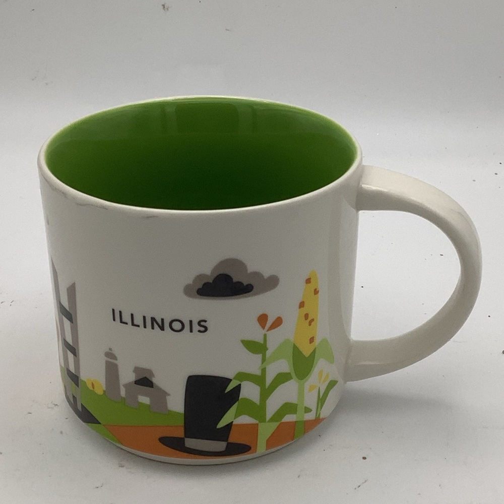 Starbucks 2017 Illinois You Are Here Series Mug